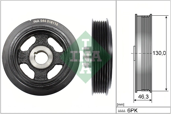 Belt Pulley, crankshaft